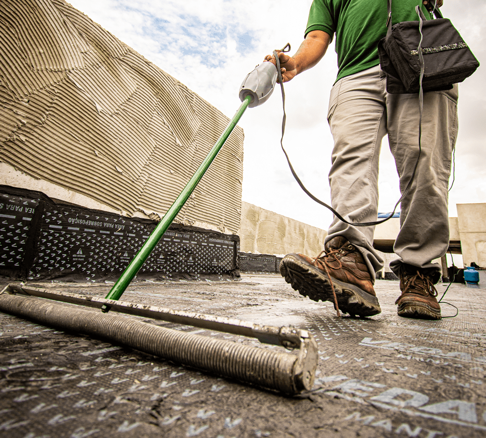 holiday teste eletrostatico em manta asfaltica